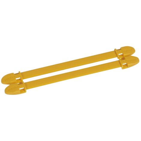 PORTE-REPÈRES DUPLIX 14 CARACTÈRES JAUNE LEGRAND 038464