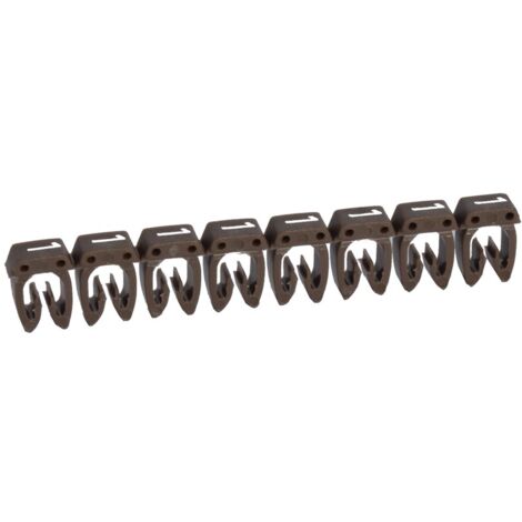 repère pour fil de 0.5 à 1.5 mm2 - chiffre 1 - couleur brun - legrand cab 3