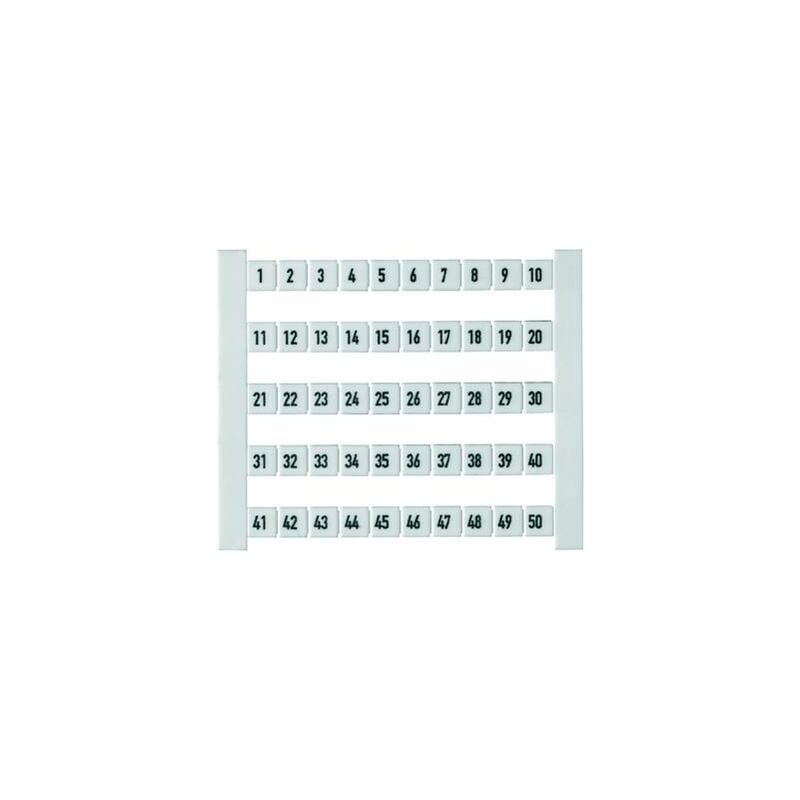 Weidmüller 354361187-500 Marquage de bornes blanc 500 pc(s) Y01712