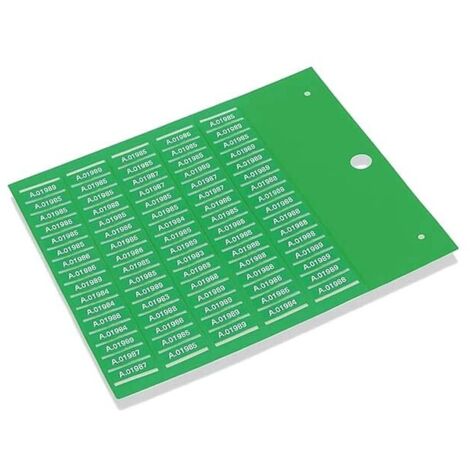 Repères de câbles à Carte MG-TPMF 4x20mm vert