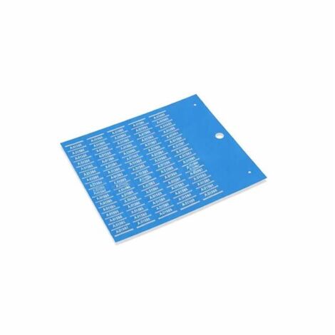 Repères de câbles à Carte MG-TPMF 4x30mm bleu