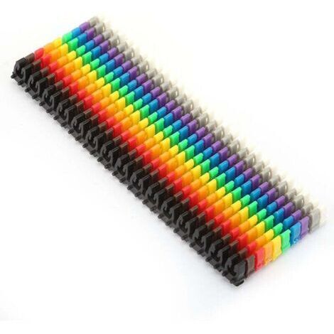 Repères fil électrique Marquage câbles 150pcs, 0-9 numérotés, 1
