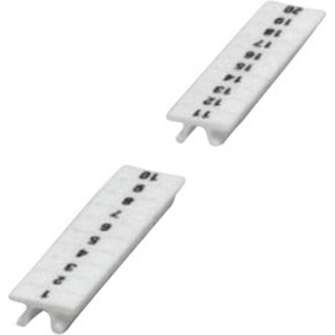 REPÈRES POUR BLOCS DE JONCTION CONDITIONNEMENT: 10 PC(S) PHOENIX CONTACT ZBF 6,LGS:FORTL.ZAHLEN 21-30 0808749:0021