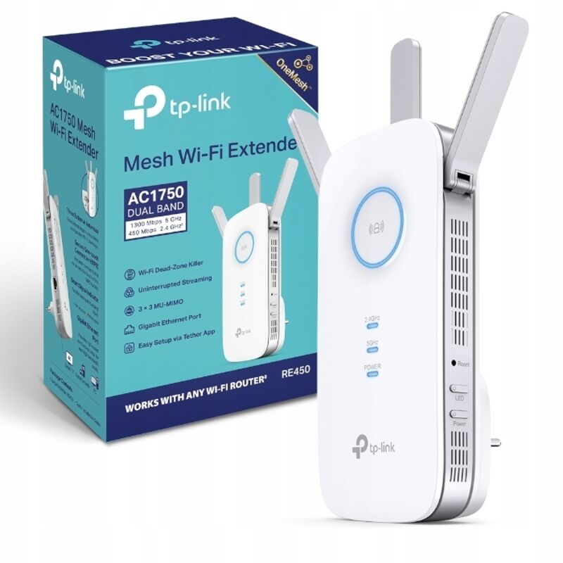Répéteur WiFi Tp-Link AC 1750 RE450 Blanc