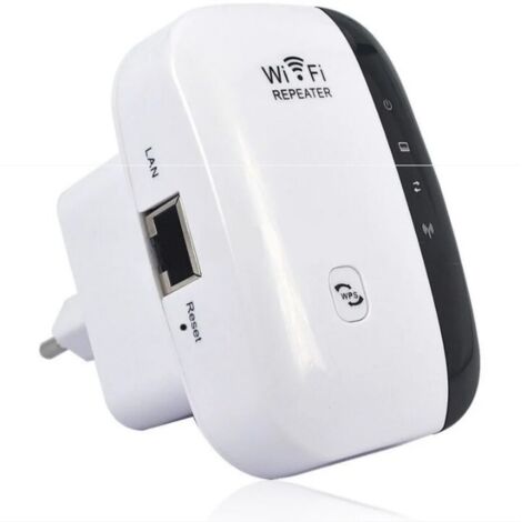 Répéteur WiFi Puissant 300Mbps Amplificateur WiFi Puissant 2.4GHz WiFi Range Booster WiFi Répéteur Extenseur sans Fil avec Port Ethernet, WiFi Extender WiFi Booster