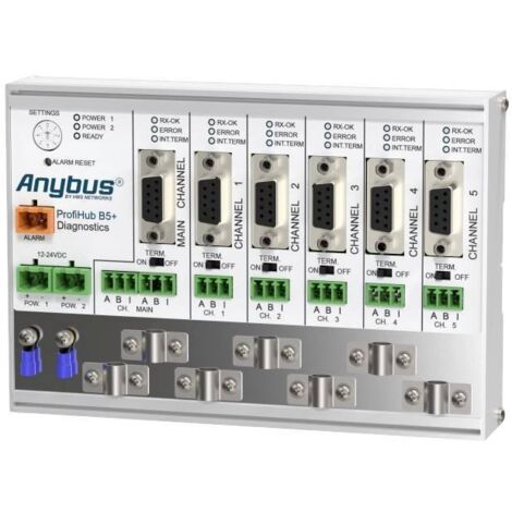 Répétiteur Anybus ProfiHub B5+R Tension de fonctionnement: 12 V/DC, 24 V/DC