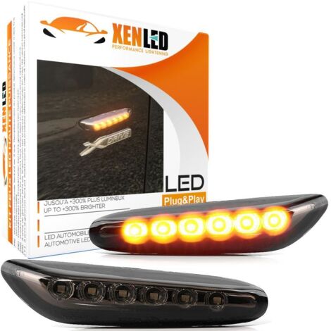 Clignotants LED Dynamiques Orange W5W - Pour Renault Kangoo - 2 Ampoules - 12V