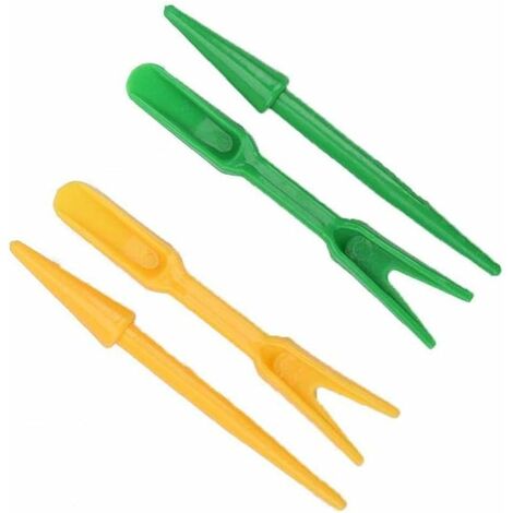Repiquage Plantation Outils Dispositif Planters Dig Outil pour Poussoir Bonsai Engrais Appareil Culture，4pcs，Starlight