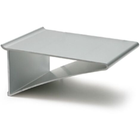 REPISA ESTANTE ALUMINIO PERFILA PLATA MATE 100mm