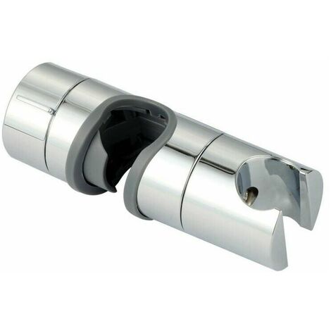 Replaceable Handheld Shower Support, Chrome ABS Shower Head Holder,18-25MM Adjustable Diameter