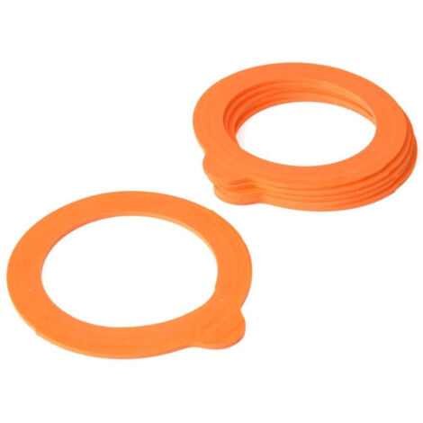 Replaceable silicone gaskets for clamp jars set of 6