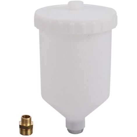 Replacement 600ml Gravity Feed Paint Spray Gun Cup Pot for Devilbiss Gti