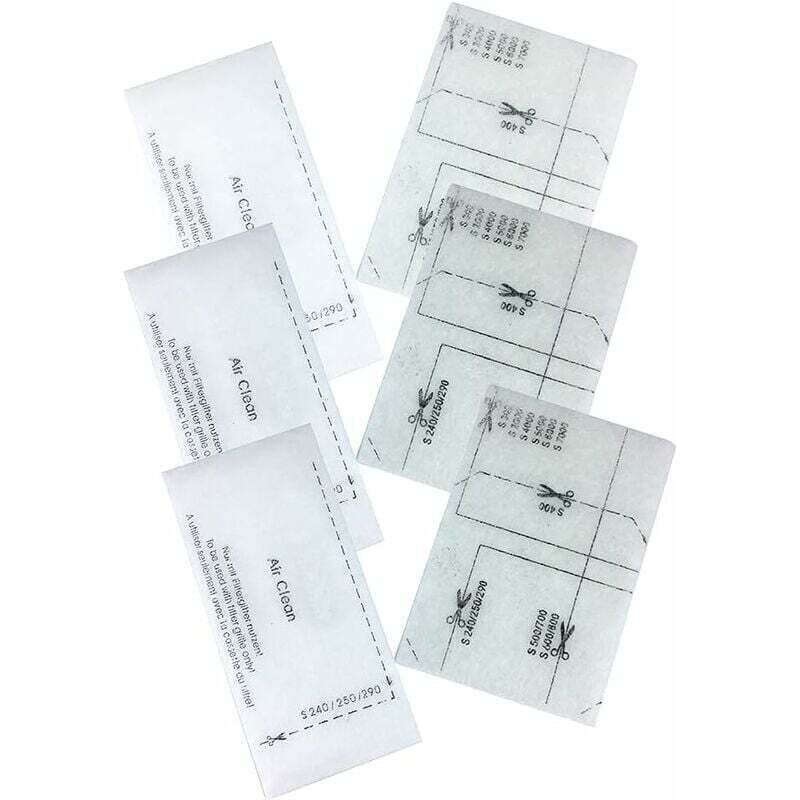 Replacement air cleaning filter and pre-motor, 3 packs, for Miele SF-SAC 20/30 vacuum cleaner, Hoover accessories, etc.