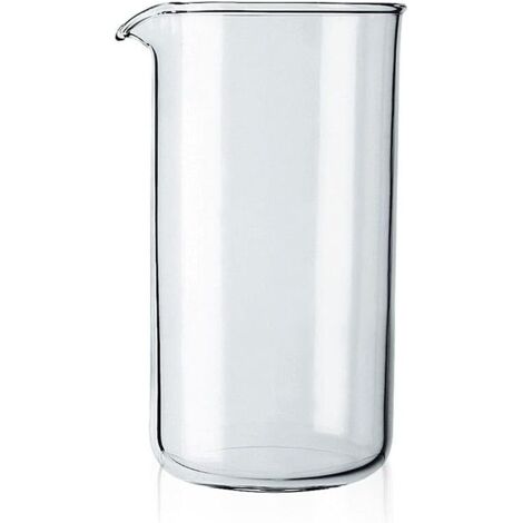 Replacement Beaker for Coffee Press, Glass - Clear (Capacity: Three Cups, 0.35 L, 12 oz)