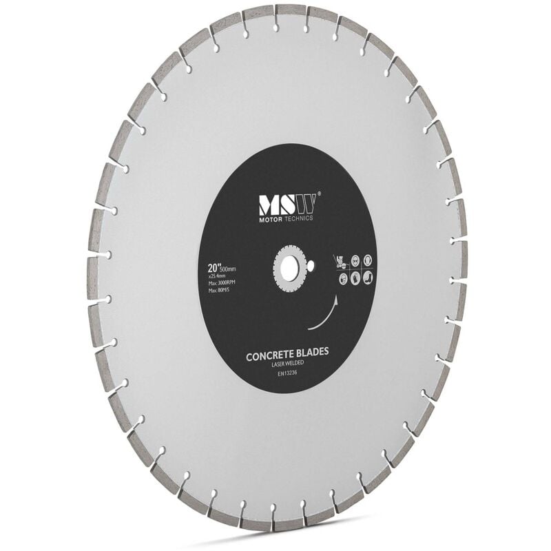 MSW - Replacement Blade for Stone Saws Diameter 500 mm Concrete Saw Blade