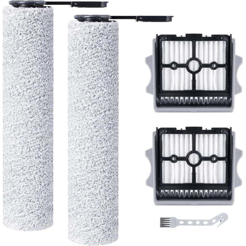 Replacement brush roll and HEPA filter for Tineco Floor One Stretch S6/Switch S6 Stretch/Switch S7 Stretch/S7 Stretch Steam/i6 Stretch/i5 Stretch Wet