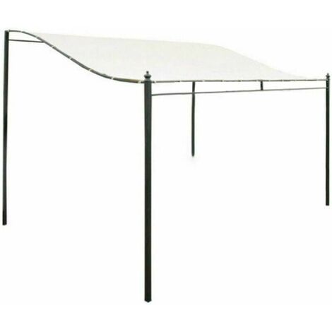 Replacement Canopy Canopy for Gazebo - 300D Waterproof Canopy Tent Awning High Roof Sun Tent Outdoor Fabric Cover  Waterproof/Tear Resistant  3mx2.6m (without Stand)