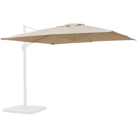 Replacement canopy for 3x3m parasols, Falgos, Beige, 296x296x296 cm
