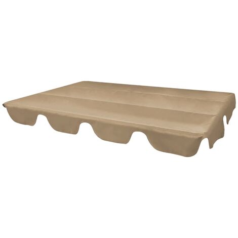 Replacement Canopy for Garden Swing Taupe 226x186 cm