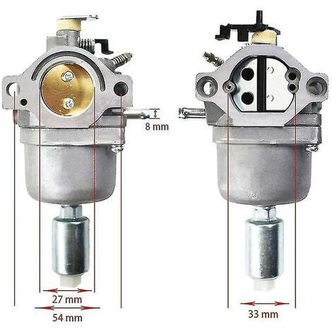 JALLERIA Replacement carburetor for Briggs & Stratton 17.5 I/c Ohv lawn mower tractor