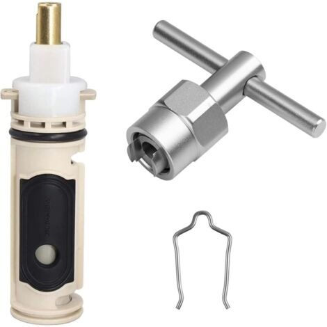 Replacement Cartridge 1222 with Removal Tool 104421 and Handle Adapter Kit 116653, Fits Moen (Cartridge + Extractor). MUMU