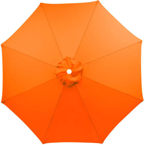 Replacement cover for parasol, 8 ribs, 3 m, waterproof, UV-resistant, replacement fabric, orange