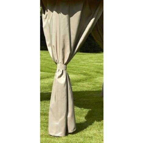 Replacement Curtains Set for Venice L400 x W300 cm - Mocha
