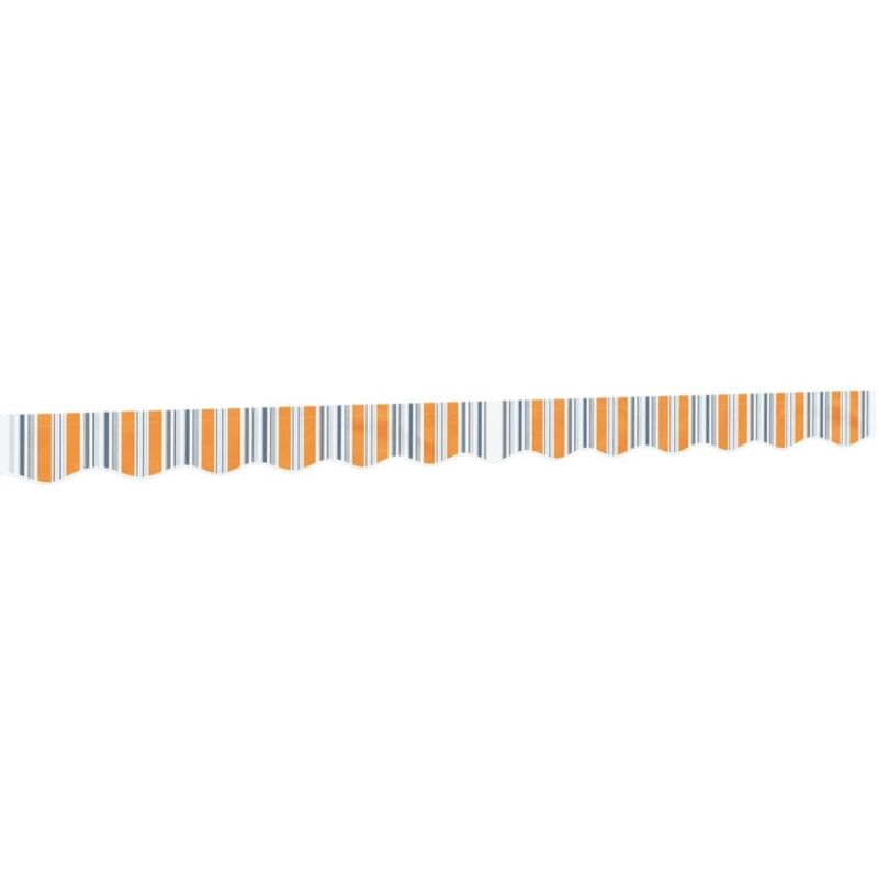 Replacement Fabric For Awning Valance Multicolour Stripe 3 M Vidaxl