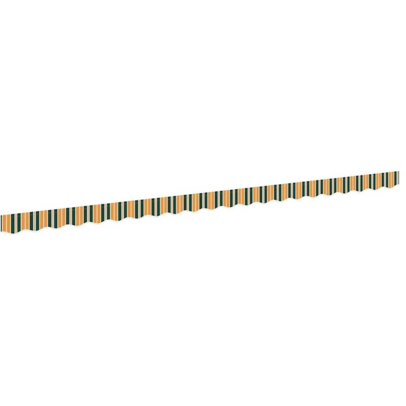 Awning Valance Green And Yellow 4.8 X 0.2 M Canvas Vidaxl