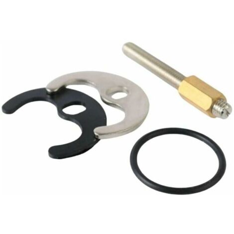 Replacement fixing kit for single-piece mixer tap and washbasin -