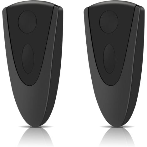 Replacement for the Novoferm Novotron 502/504/512/514 hand-held transmitter, 433.92 MHz, 2-channel garage door opener, compatible with Novoferm 502 MAX43-2, Novotron 512 MIX43-2 and Tormatic