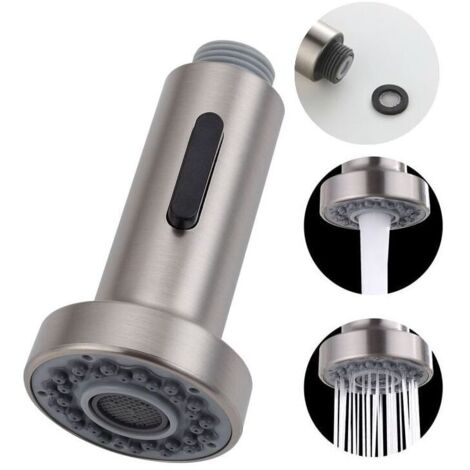 Replacement head for Modi kitchen tap, G1/2", brushed