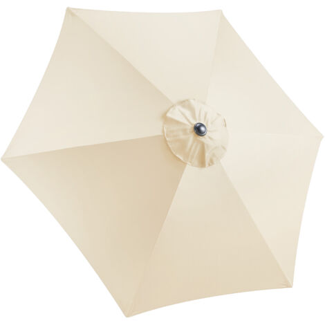 Replacement Parasol Canopy - 2.4m - Cream
