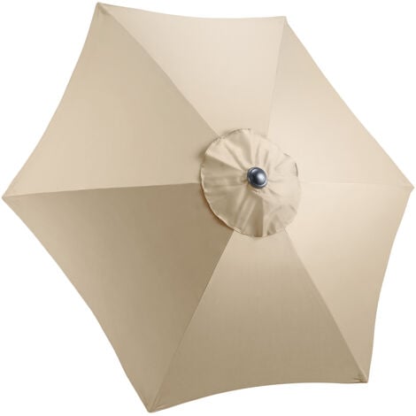 CHRISTOW Replacement Parasol Canopy - 2m - Taupe