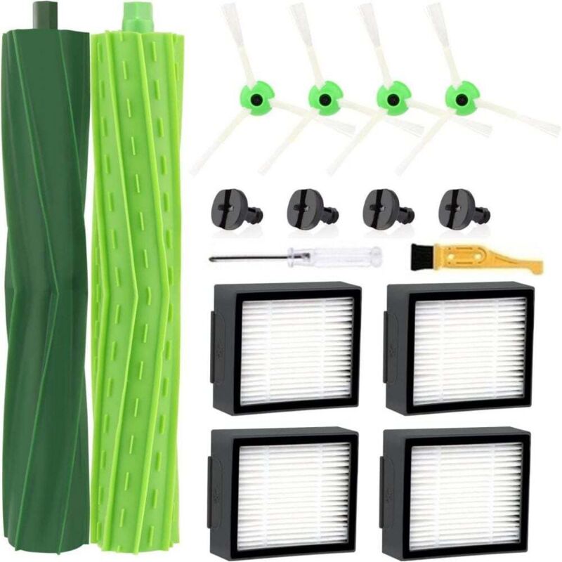Replacement Parts and Accessories for iRobot Roomba i7 i7+ i3 i3+ i4 i6 i6+ i8 i8+/Plus E5 E6 E7 Series I, E and J Vacuum Cleaners, 1 Set of