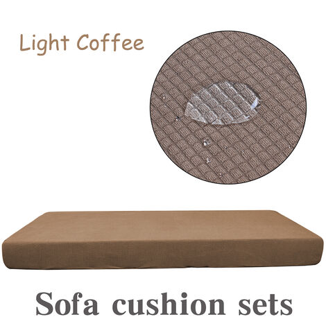 Replacement Protective Cover For Sofa Cushion 3 Seat Stretch Fabric (Without Cushion)