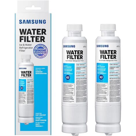 Replacement Refrigerator Water Filter, Compatible with Samsung DA29-00020B, DA97-08006A-1, HAF-CIN/EXP, 2 Pack