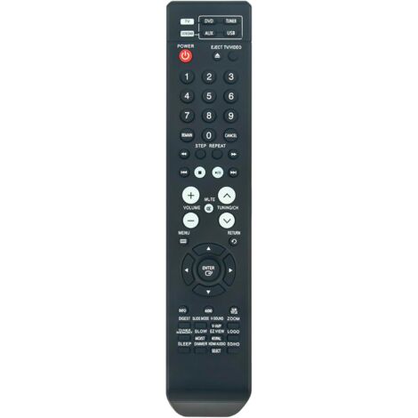Replacement remote control AH59-01643Y for Samsung DVD receivers HT-Q100 HTQ100 HT-Q100W HTQ100W AH59-01643C AH5901643C AH5901643Y