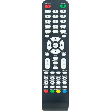 Replacement remote control for SELECLINE TV 19S18 24S17 24S19DC 32S17 32S17T2 39S17LE 39S1810 40S18 49S17U LE-2219D LE-32D11T2 LE-39-18 LE-49-18 LED-2019D LED-2219D LED-2419D