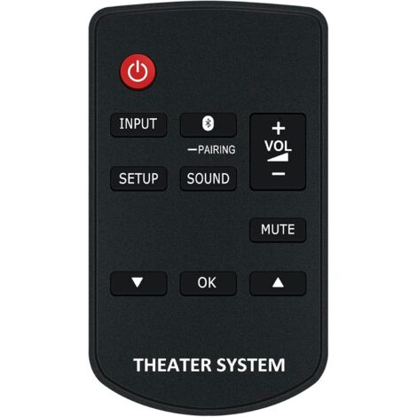 Replacement remote control N2QAYC000098 for Panasonic home cinema audio system SC-HT580 SU-HTB580 SB-HWA580 SC-HTE80 SC-HTB485 SU-HTB485 SB-HWA480 SC-HTB580 SC-HTB680 Sub N2QAYC000109