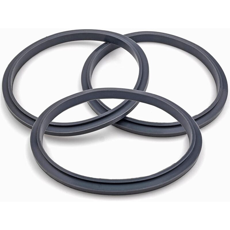 Replacement Rubber Seal with Lip Seal for Nutribullet Pro 900W/600W, Pack of 3