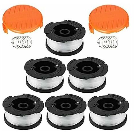 for Black+decker Pack Of 6 Grass Trimmer Replacement Spools, Self