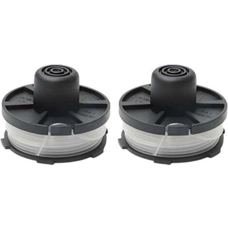 Replacement threaded spool for lawnmower, compatible with Makita 18V DUR181/RF/Z, 195858-1/196145-9 replacement part for grass trimmer, includes: 2 replacement spools