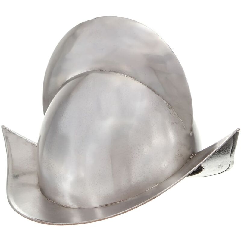 

Réplica de casco de caballero medieval antiguo LARP acero plata