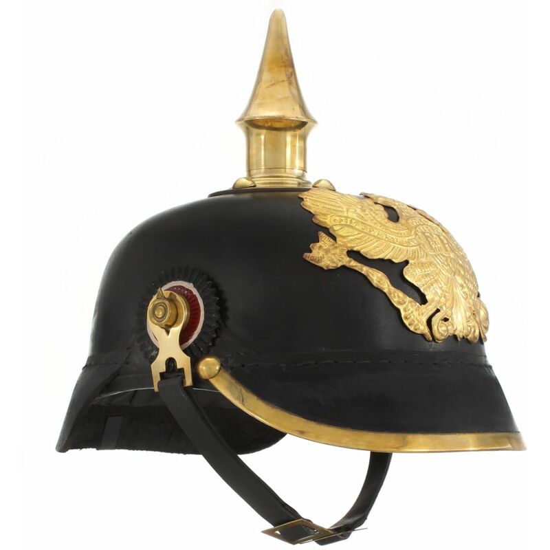 

Réplica de casco de soldado prusiano LARP acero negro