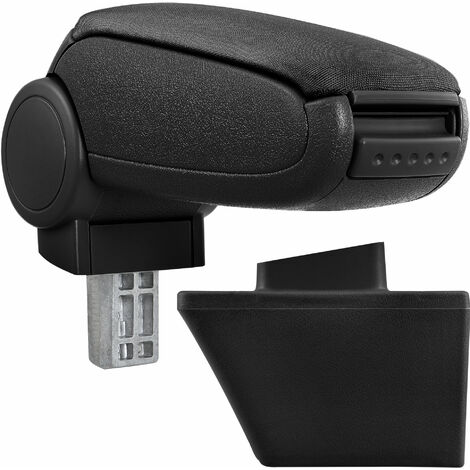 Reposabrazos central para Opel Meriva A (años de fabricación 2003-2010) - apoyabrazos con compartimento - tapizado - tela - negro