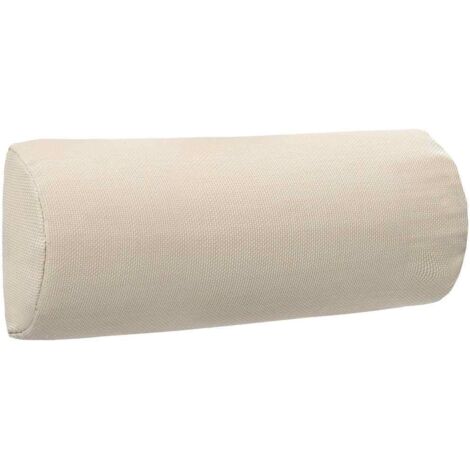 Reposacabezas de silla de jardín textilene crema 40x7,5x15 cm