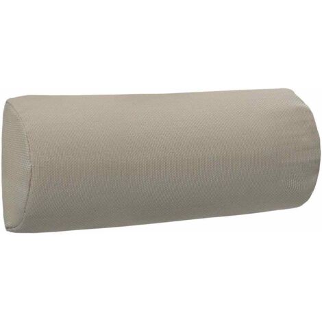 Reposacabezas de silla jardín textilene gris taupe 40x7,5x15 cm