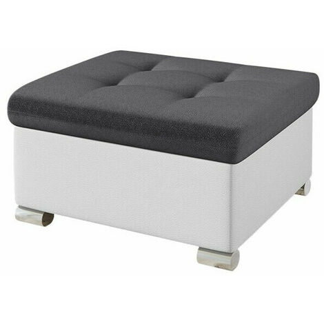 Reposapiés Comfivo 115, Soft 017 + Kronos 22, 41x68x70cm, Diámetro: 0, Cuero ecológico + Tapiz, Patas: Plástico, 0