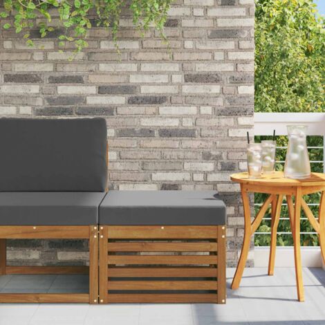 Reposapiés de exterior Madera de Acacia Sólida Natural